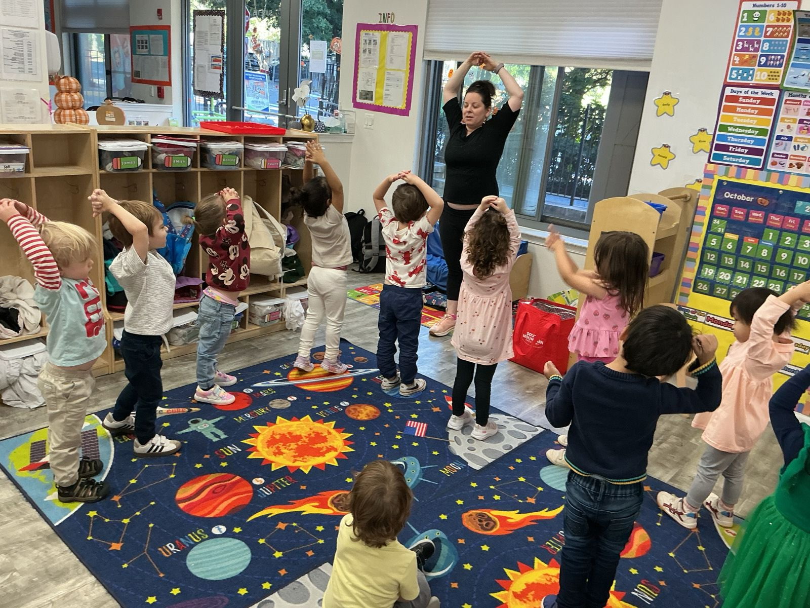 Our yoga enrichment activity